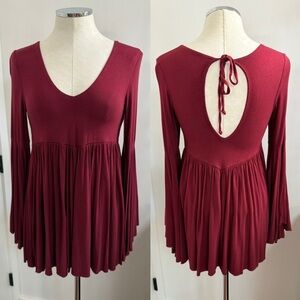 Free People Beach Bell Sleeve Tunic Dress